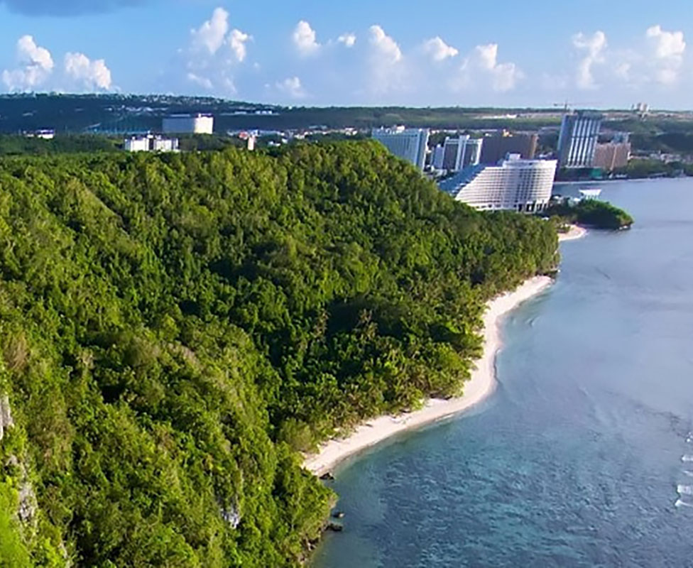 GUAM BEACH SCENE