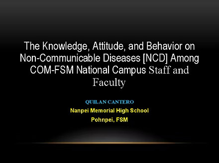Quilan Cantero presentation