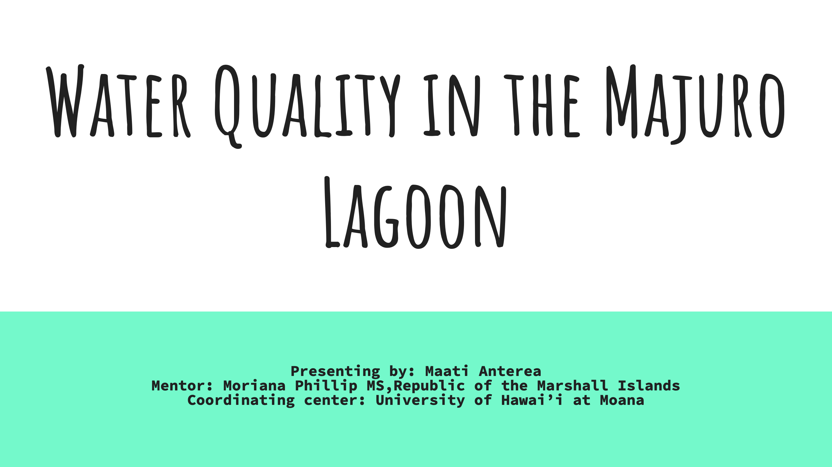 Maati Anterea presentation