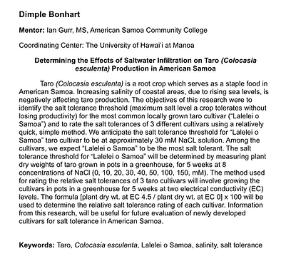 Dimple Bonhart abstract
